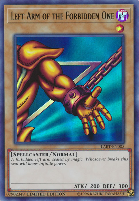 Left Arm of the Forbidden One (LART-EN005) Ultra Rare - Near Mint Limited