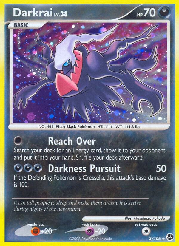 Darkrai - 3/106 (GE) Holo Rare - Light Play Holofoil