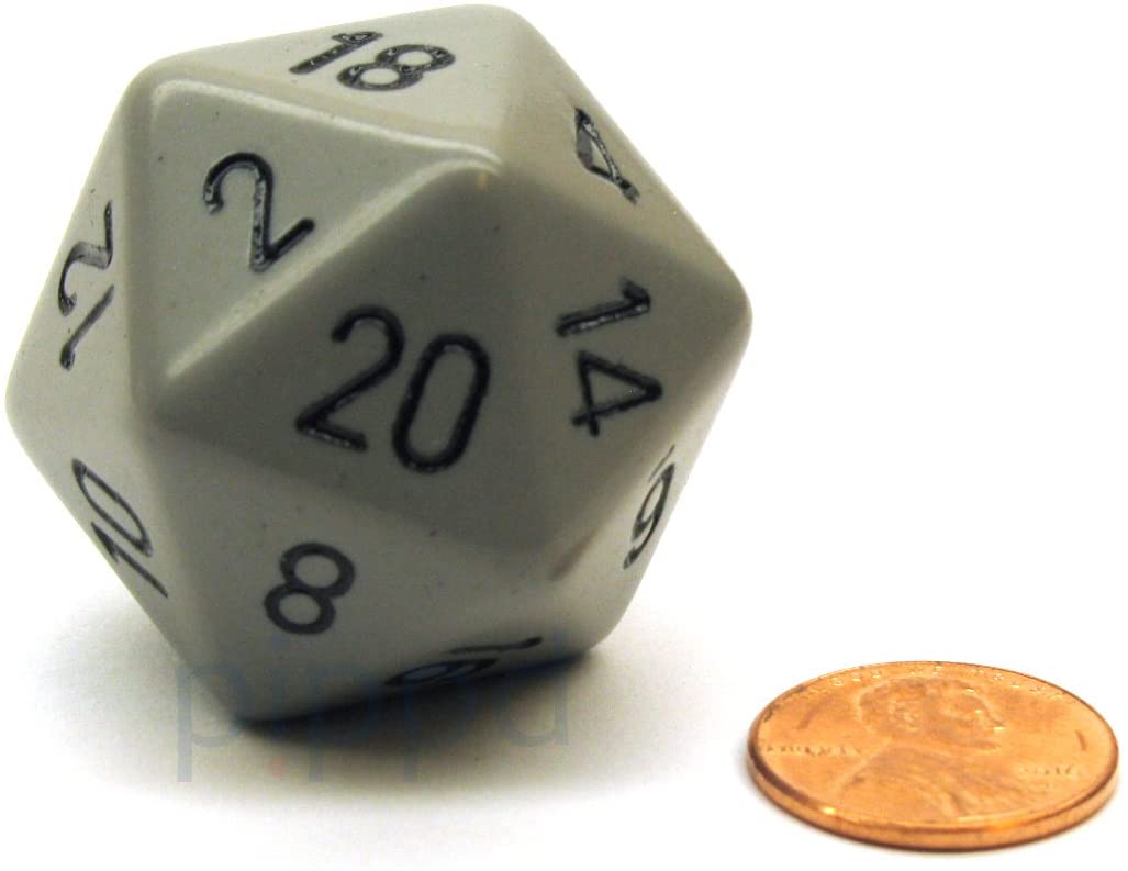 CHXXQ2010: Opaque - 34mm D20 Dark Grey w/ Black