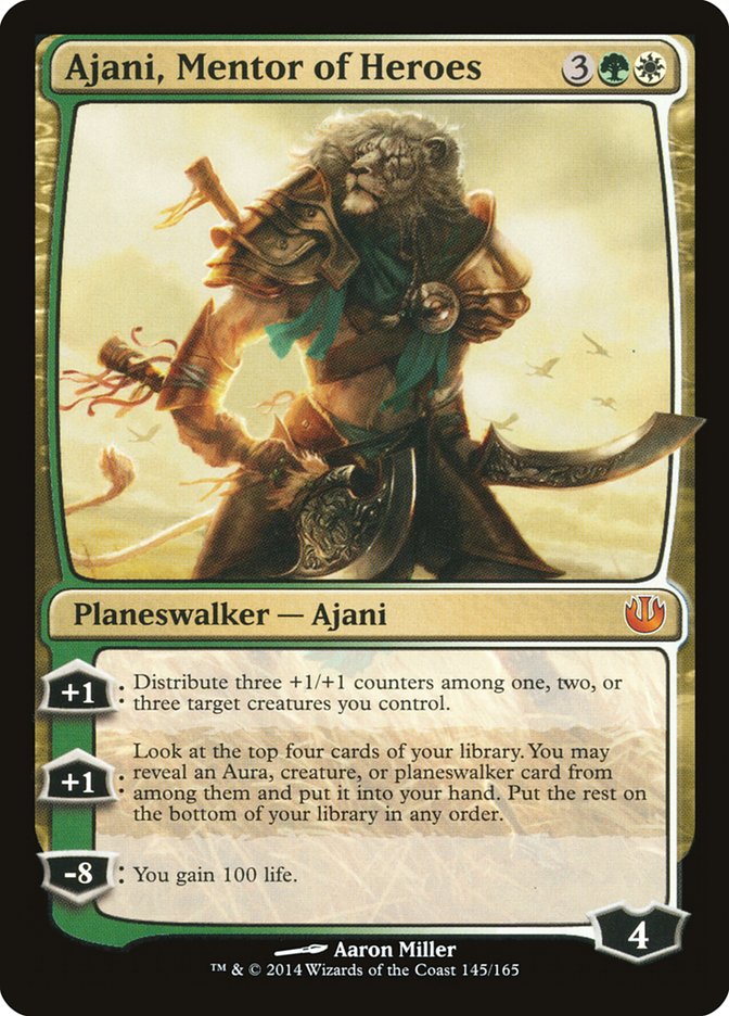 Ajani, Mentor of Heroes (JOU-M-FOIL)