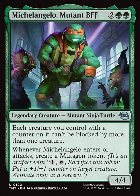 Michelangelo, Mutant BFF [ #0120 ] (TMT-U)