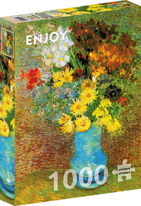 Van Gogh: Vase with Daisies and Anemones 1000pc Puzzle