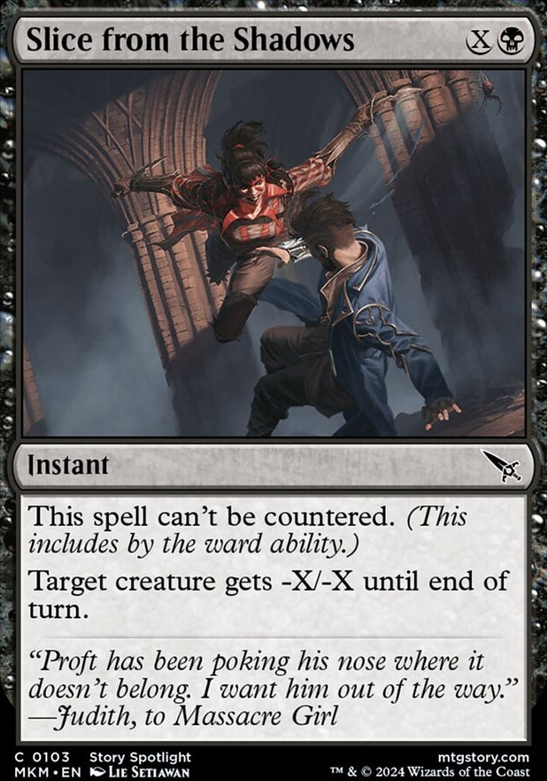 Slice from the Shadows [#0103] (MKM-C-FOIL)