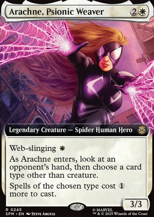 Arachne, Psionic Weaver [ #0245 Extended Art ] (SPM-R)