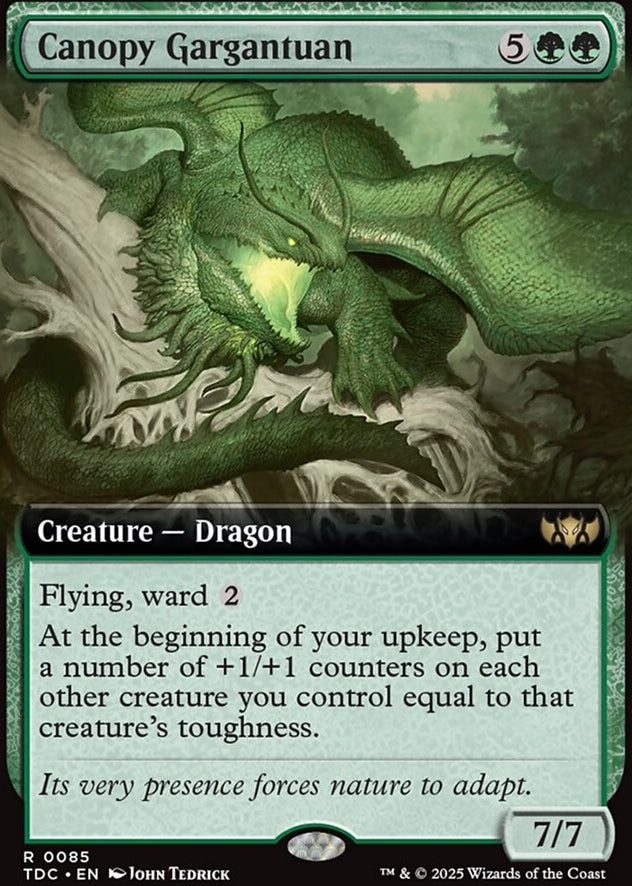 Canopy Gargantuan [ #0085 Extended Art ] (TDC-R)