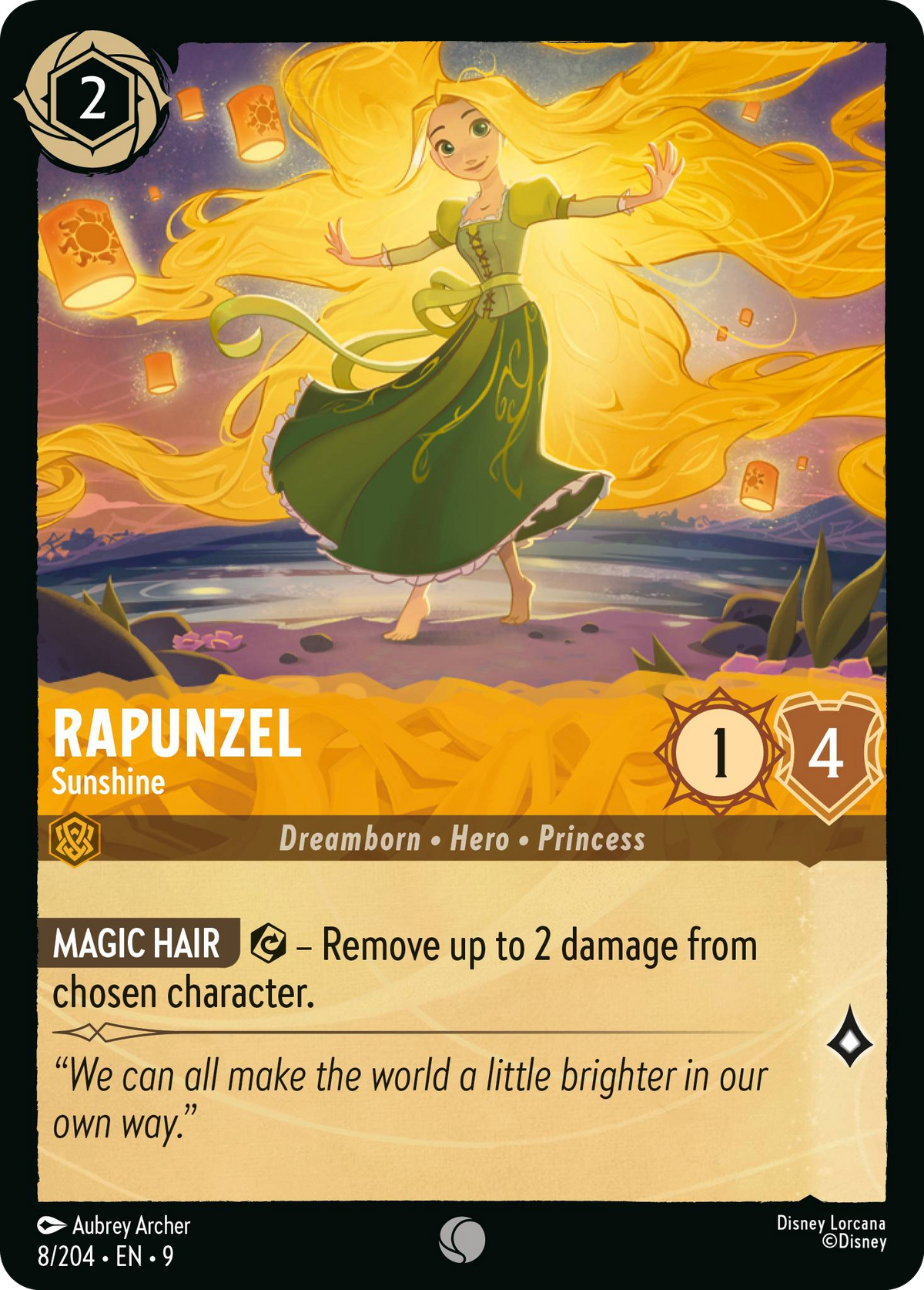 Rapunzel - Sunshine (008/204 - Fabled)  Common