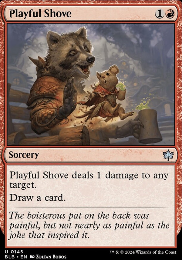 Playful Shove [#0145] (BLB-U-FOIL)