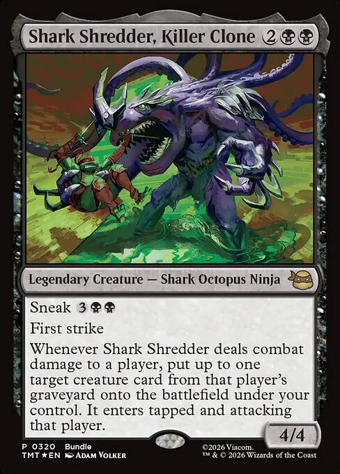 Shark Shredder, Killer Clone [ #0320 Bundle Promo ] (TMT-R)