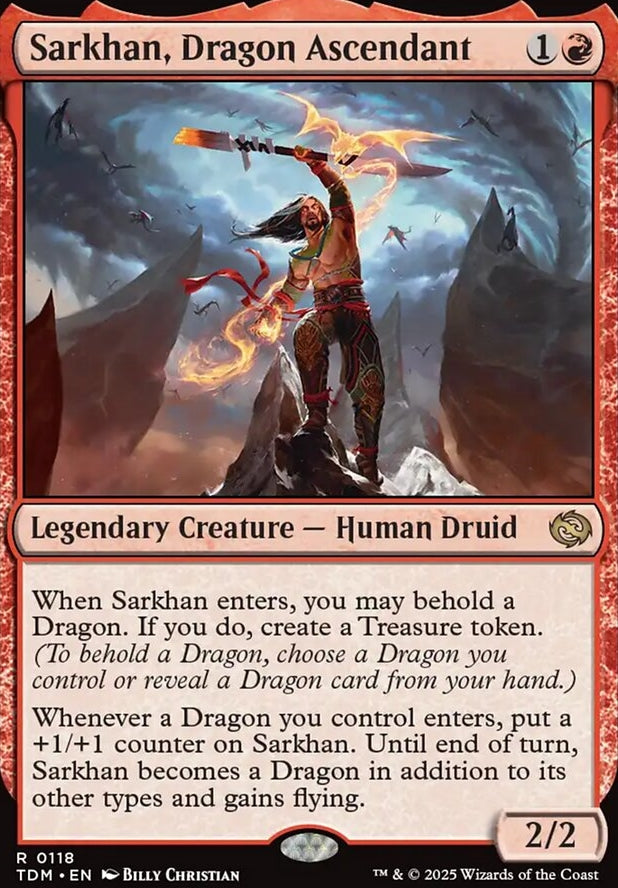 Sarkhan, Dragon Ascendant [ #0118 ] (TDM-R)