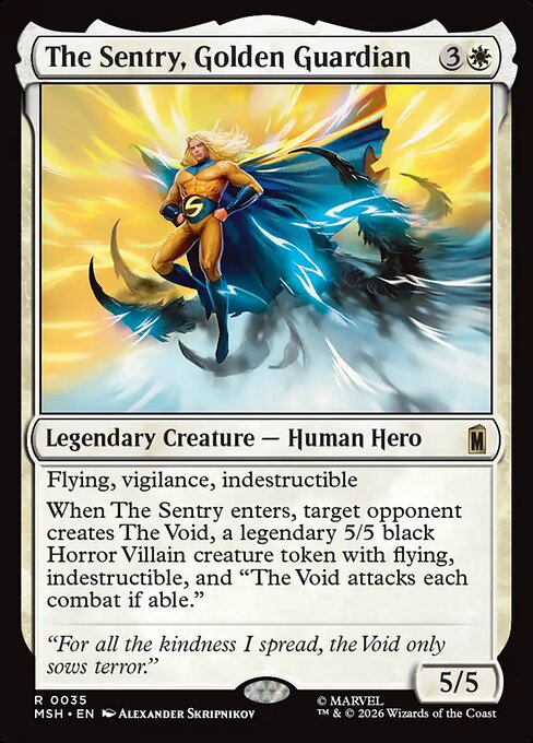 The Sentry, Golden Guardian [ #0035 ] (MSH-R)