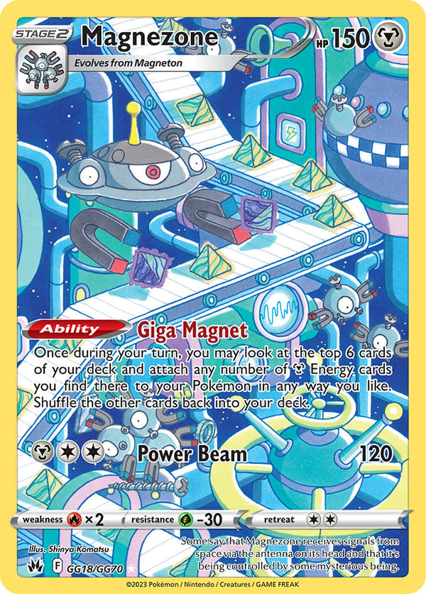 Magnezone - GG18/GG70 (CRZ:GG) Holo Rare -  Near Mint Holofoil