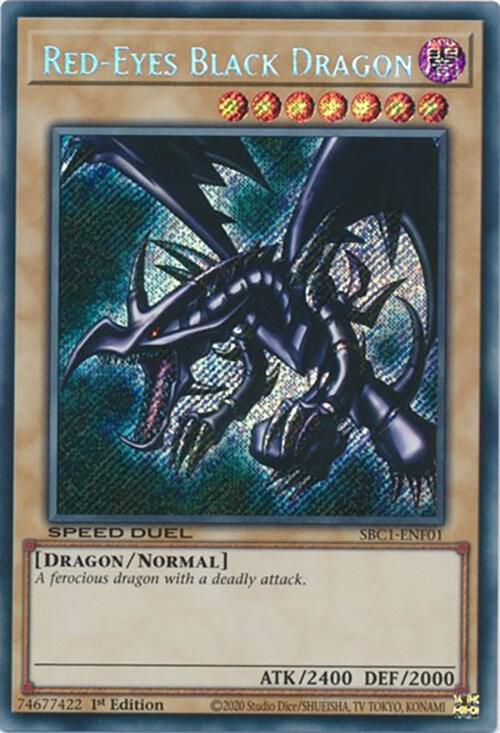 Red-Eyes Black Dragon (SBC1-ENF01) Secret Rare - Near Mint