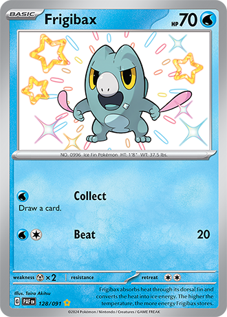 Frigibax - 128/091 (PAF) Secret Rare - Near Mint Holofoil