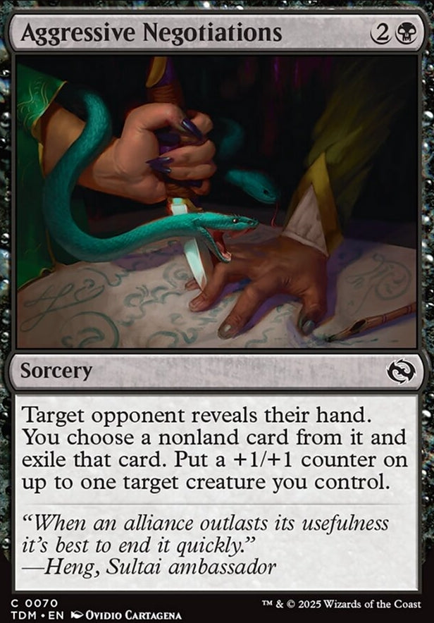 Aggressive Negotiations [ #0070 ] (TDM-C)