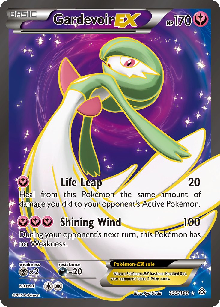 Gardevoir EX (Full Art) - 155/160 (PRC) Ultra Rare - Near Mint Holofoil