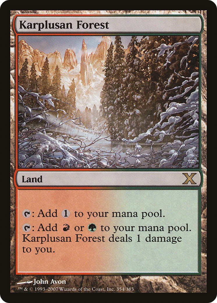 Karplusan Forest (10E-R) Light Play