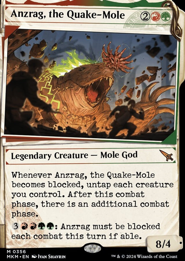 Anzrag, the Quake-Mole [