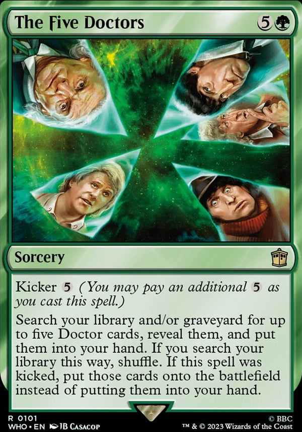 The Five Doctors [#0101 New Cards] (WHO-R)