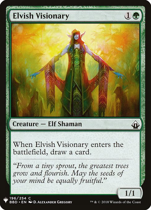 Elvish Visionary [Mystery Booster #1195] (BBD-C)