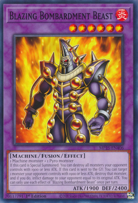 Blazing Bombardment Beast (MP25-EN406)