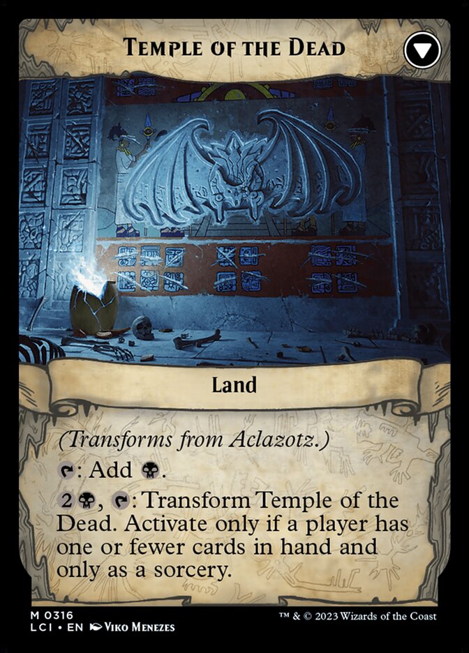 Aclazotz, Deepest Betrayal // Temple of the Dead [