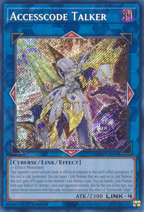 Accesscode Talker (RA02-EN044) Secret Rare - Near Mint 1st Edition