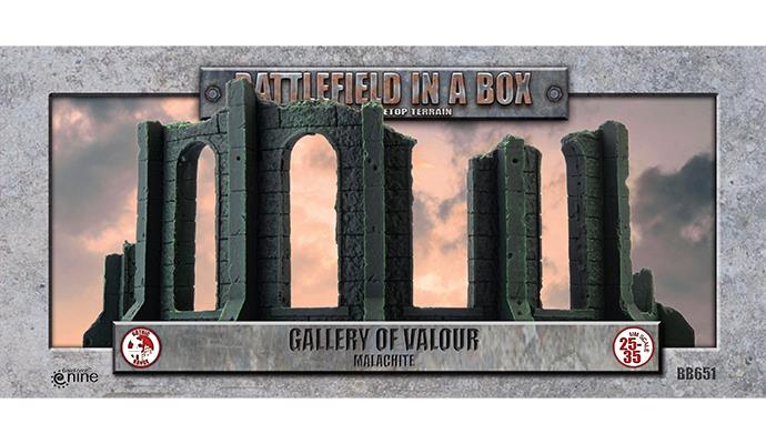 Battlefield in a Box (BB651) - Gothic Battlefields: Gallery of Valour - Malachite 30mm