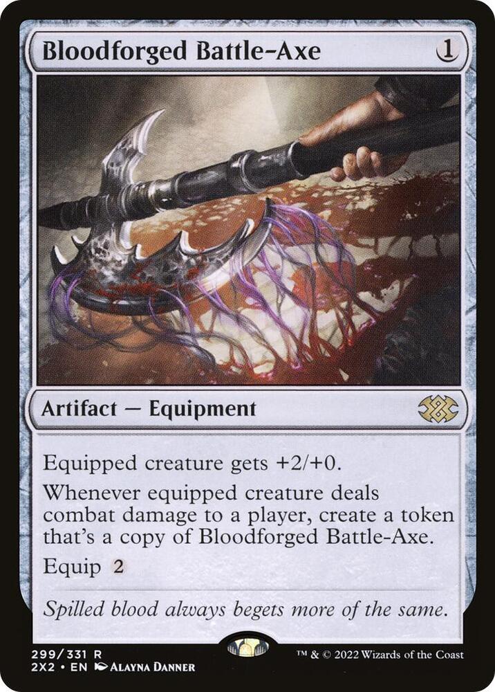 Bloodforged Battle-Axe (2X2-R-FOIL)