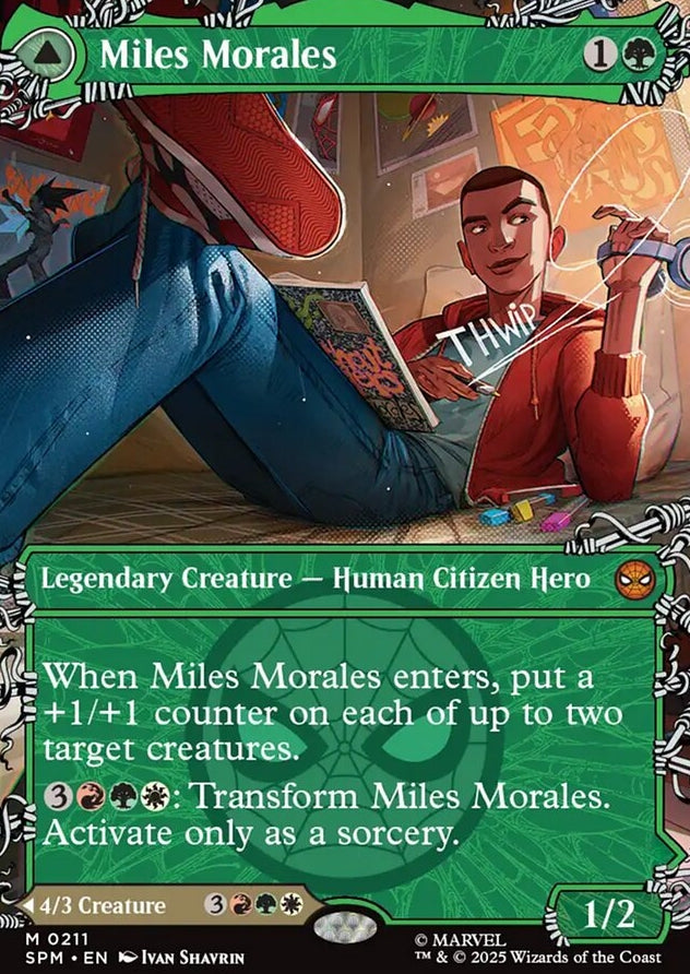 Miles Morales // Ultimate Spider-Man [ #0211 Borderless ] (SPM-M)