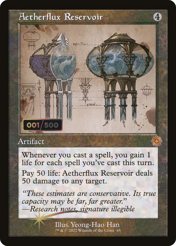 Aetherflux Reservoir [#65 Schematic Serial Numbered] (BRR-M-FOIL)