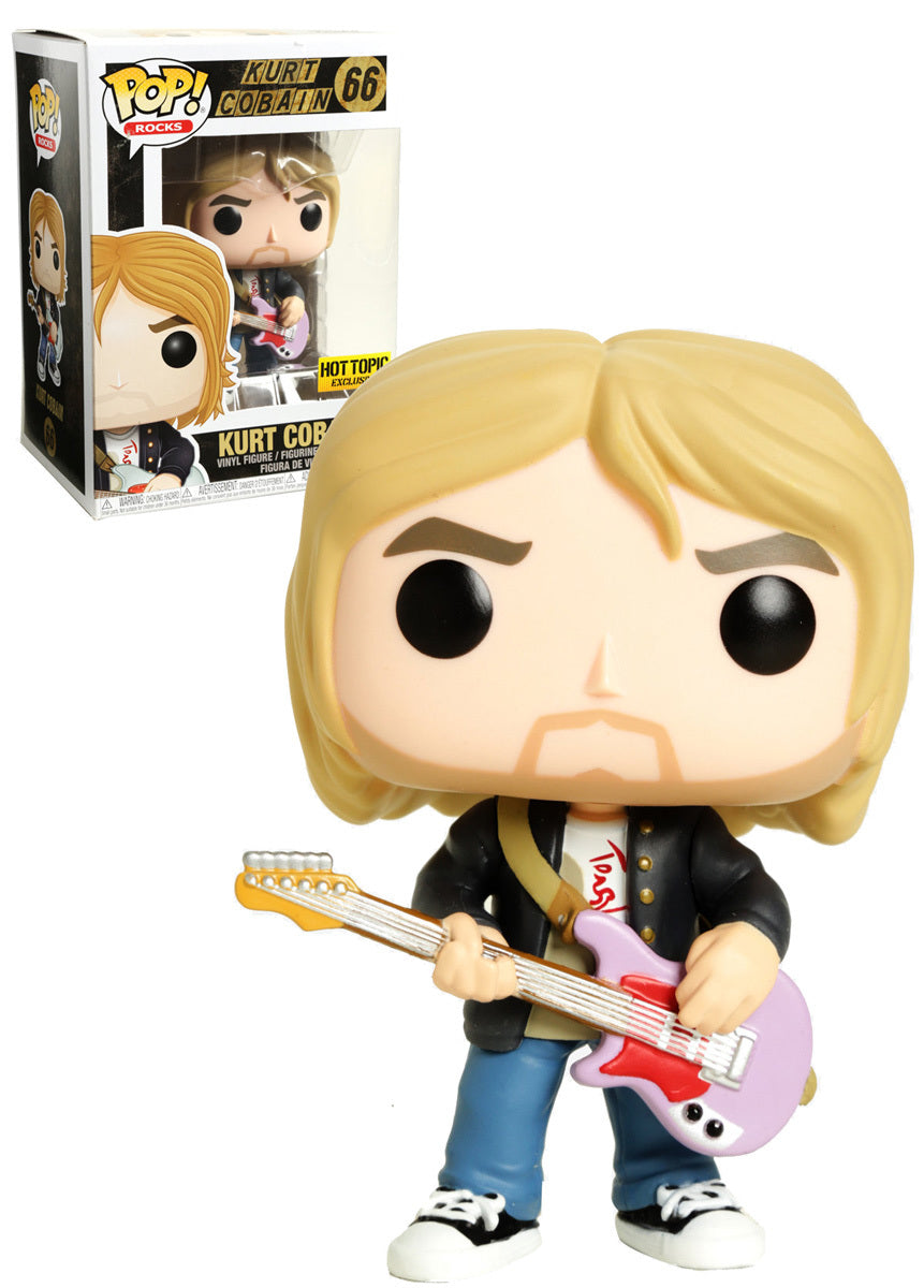 POP Figure: Icons #0066 - Kurt Cobain (Hot Topic)