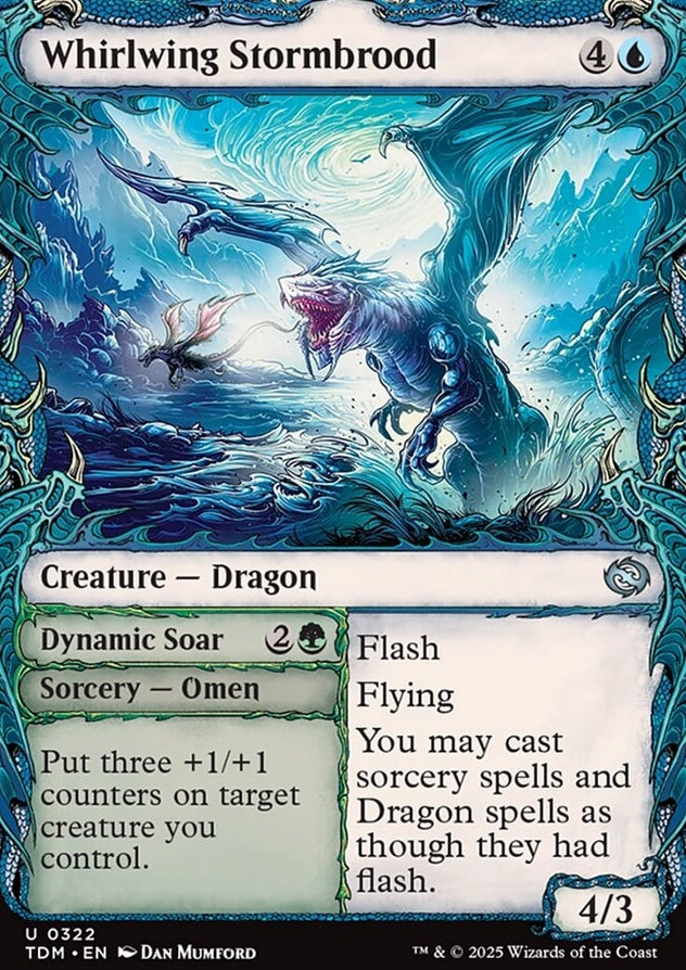 Whirlwing Stormbrood // Dynamic Soar [ #0322 Draconic Showcase ] (TDM-U)