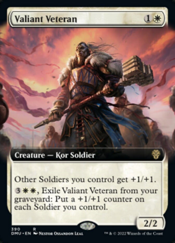 Valiant Veteran [#390 Extended Art] (DMU-R)