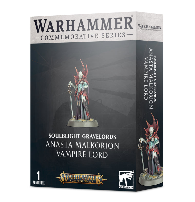 Age of Sigmar: Soulblight Gravelords - Vampire Lord Anasta Malkorian (Warhammer Day)