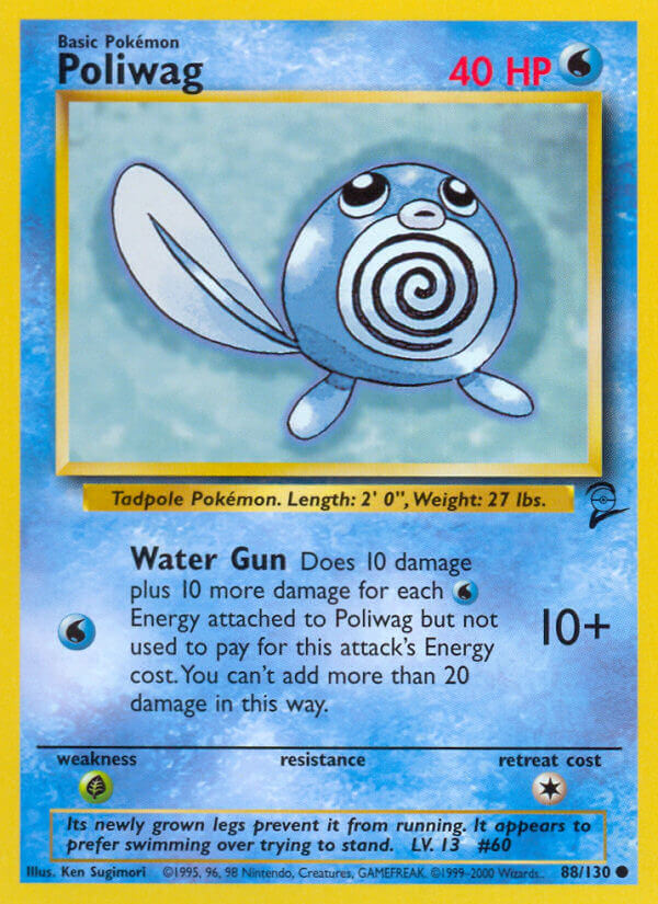 Poliwag - 088/130 (BS2) Common - Near Mint