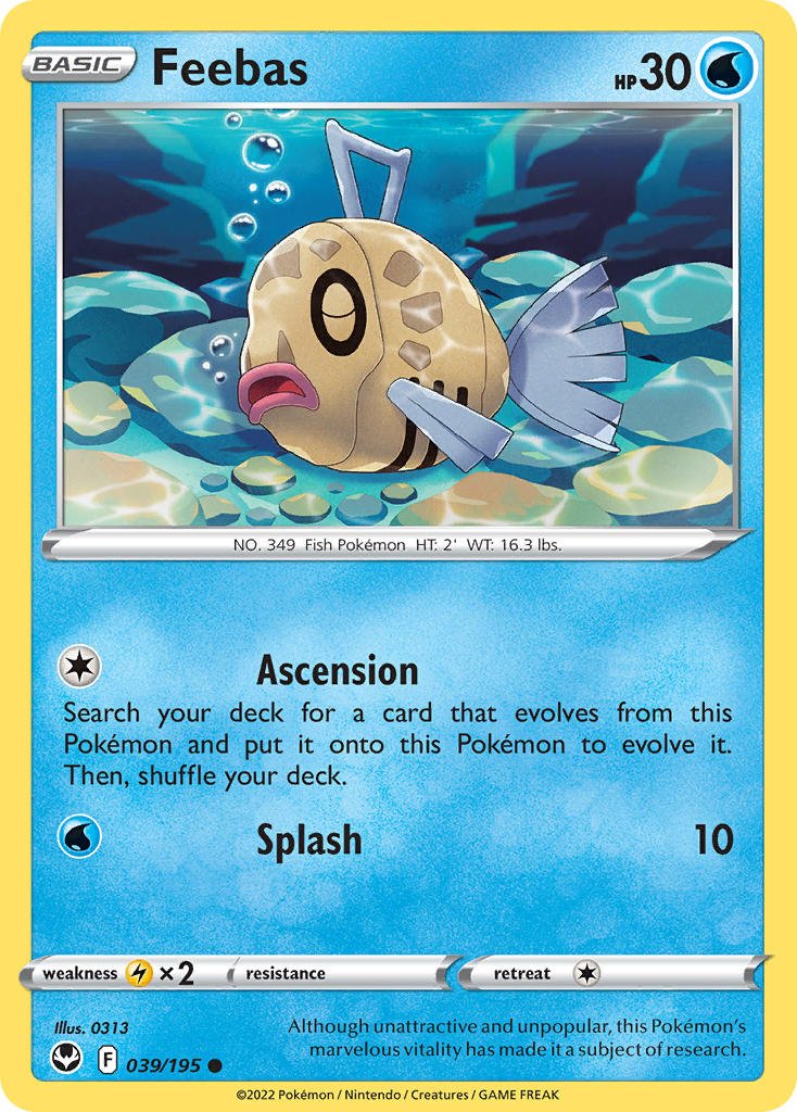 Feebas - 039/195 (SWSH12) Common - Near Mint