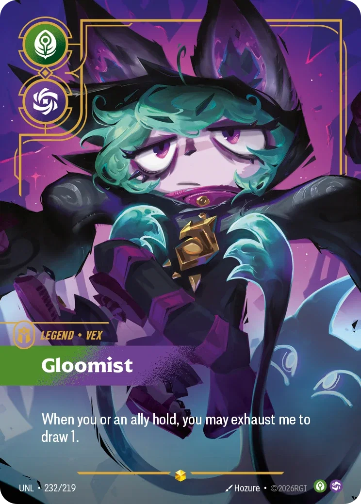 Vex - Gloomist (Overnumbered) - 232/219 (UNL)  Showcase