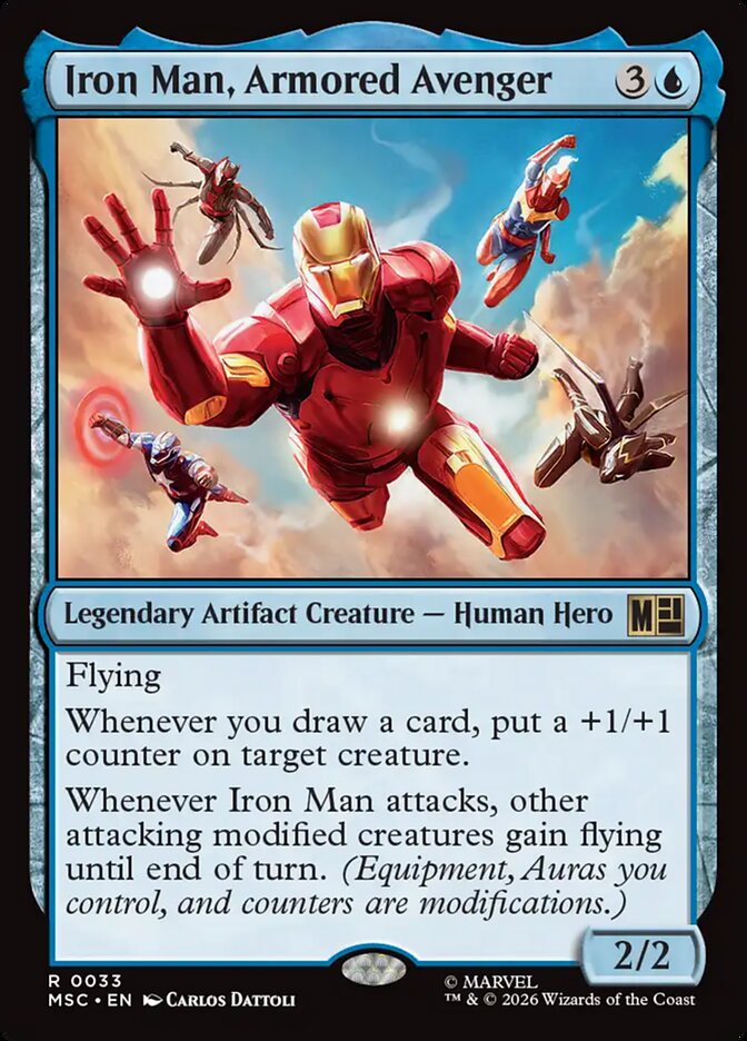 Iron Man, Armored Avenger [ #0033 Surge Foil ] (MSC-R)