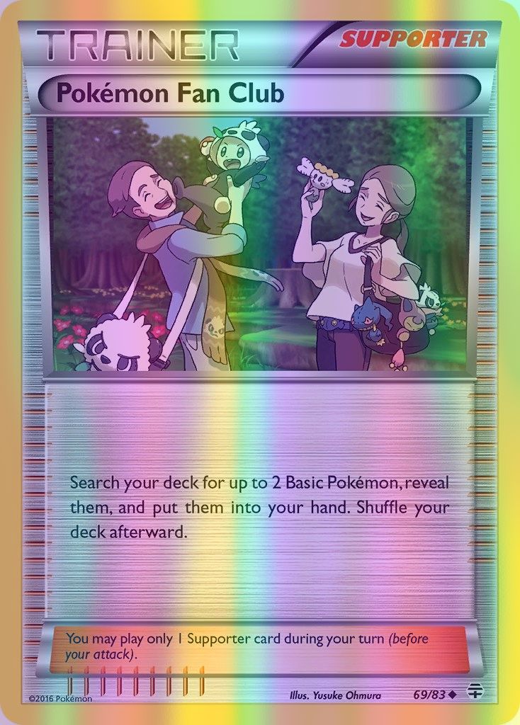 Pokemon Fan Club - 069/083 (GEN) Uncommon - Near Mint Reverse Holofoil