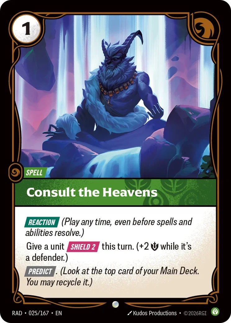 Consult the Heavens - 025/167 (RAD) Common