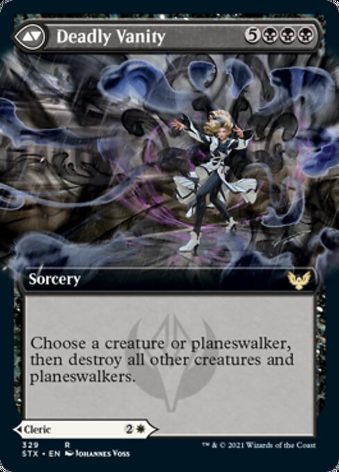 Selfless Glyphweaver // Deadly Vanity [#329 Extended Art] (STX-R)