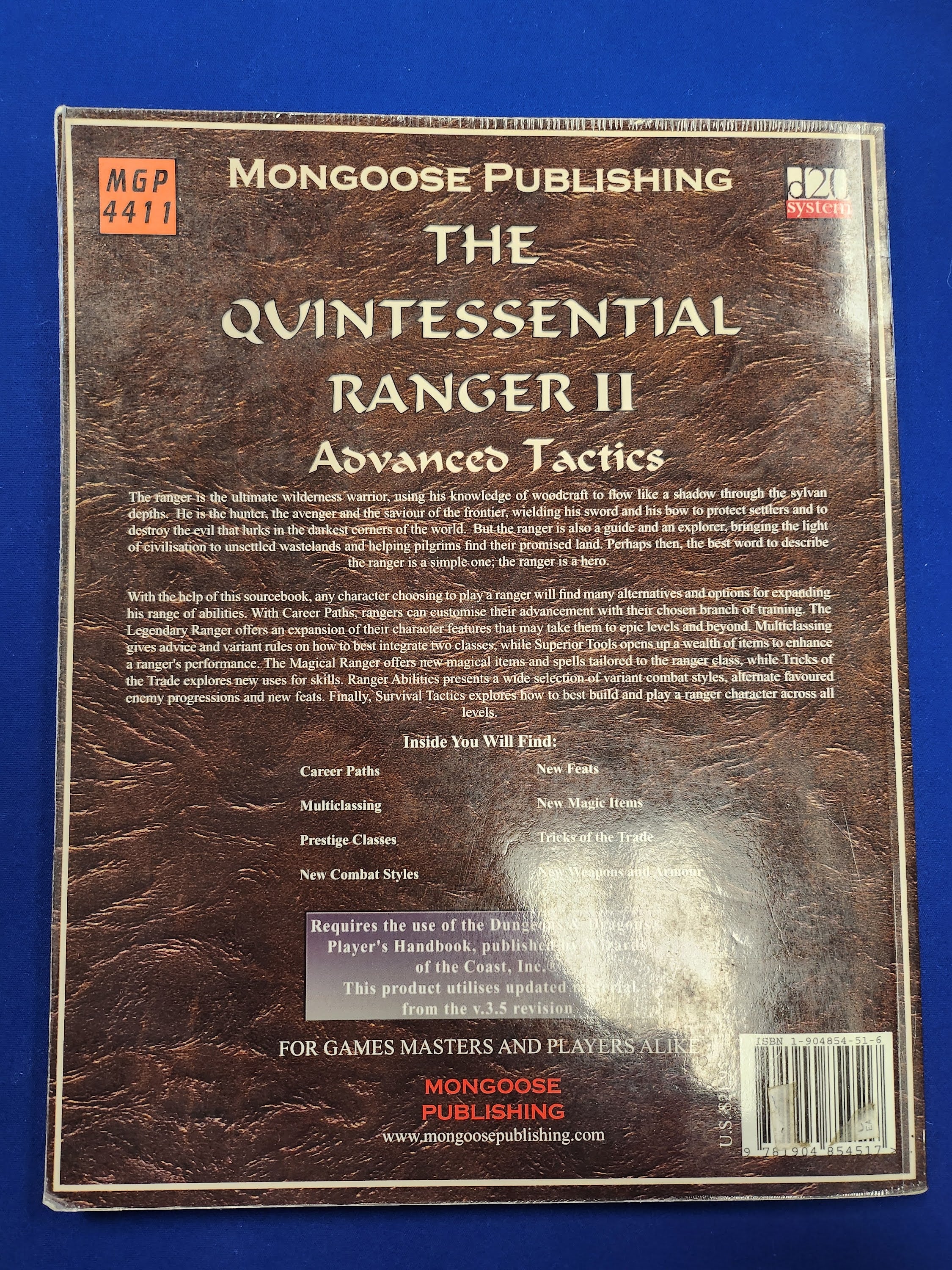 MGP 4411: The Quintessential Ranger II Advanced Tactics (USED)