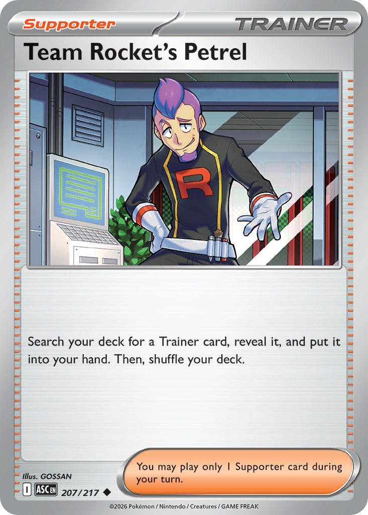 Team Rocket's Petrel - 207/217 (ASC) Uncommon