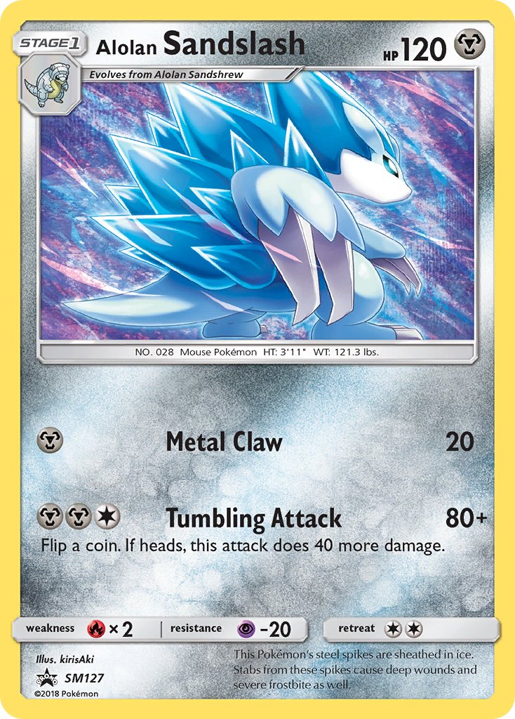 Alolan Sandslash - SM127 (SM:PR) Promo - Near Mint