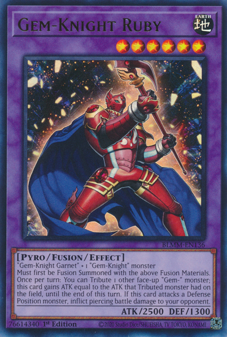 Gem-Knight Ruby (BLMM-EN136)