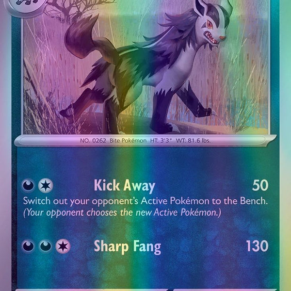 Mightyena - 106/162 (TEF) Common - Near Mint Reverse Holofoil Mightyena - 106/162 (TEF) Common - Near Mint Reverse Holofoil