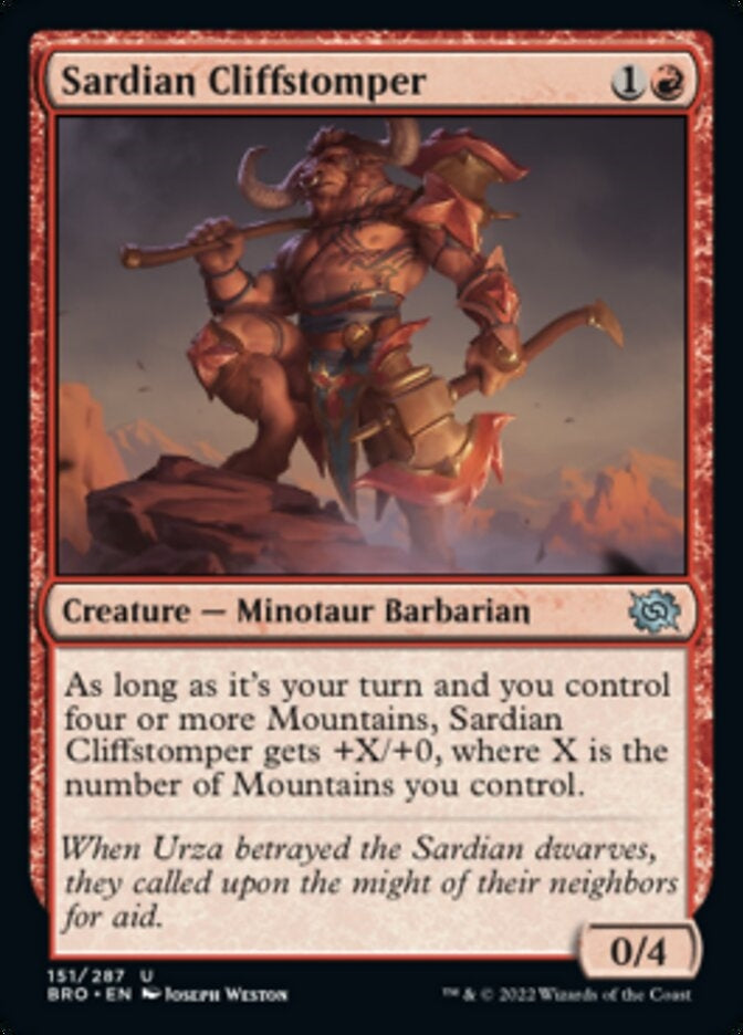 Sardian Cliffstomper (BRO-U)