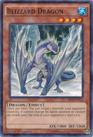 Blizzard Dragon (Shatterfoil) (BP03-EN031) Shatterfoil Rare - Near Mint 1st Edition