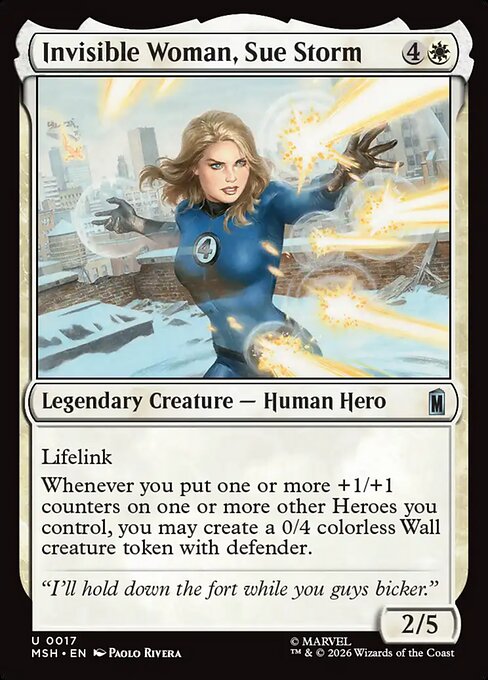 Invisible Woman, Sue Storm [ #0017 ] (MSH-U)