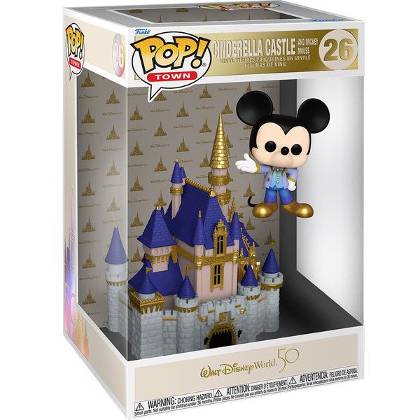 POP Figure Towns: Disney World 50th Anniversary #0026 - Mickey with Castle